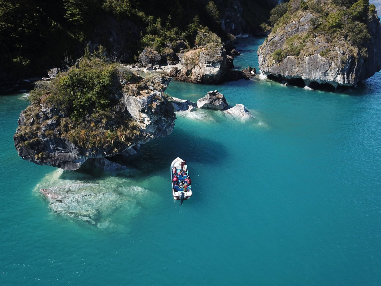 Мраморные пещеры Патагонии в Пуэрто Рио Транкило, Чили – фотографии Чили