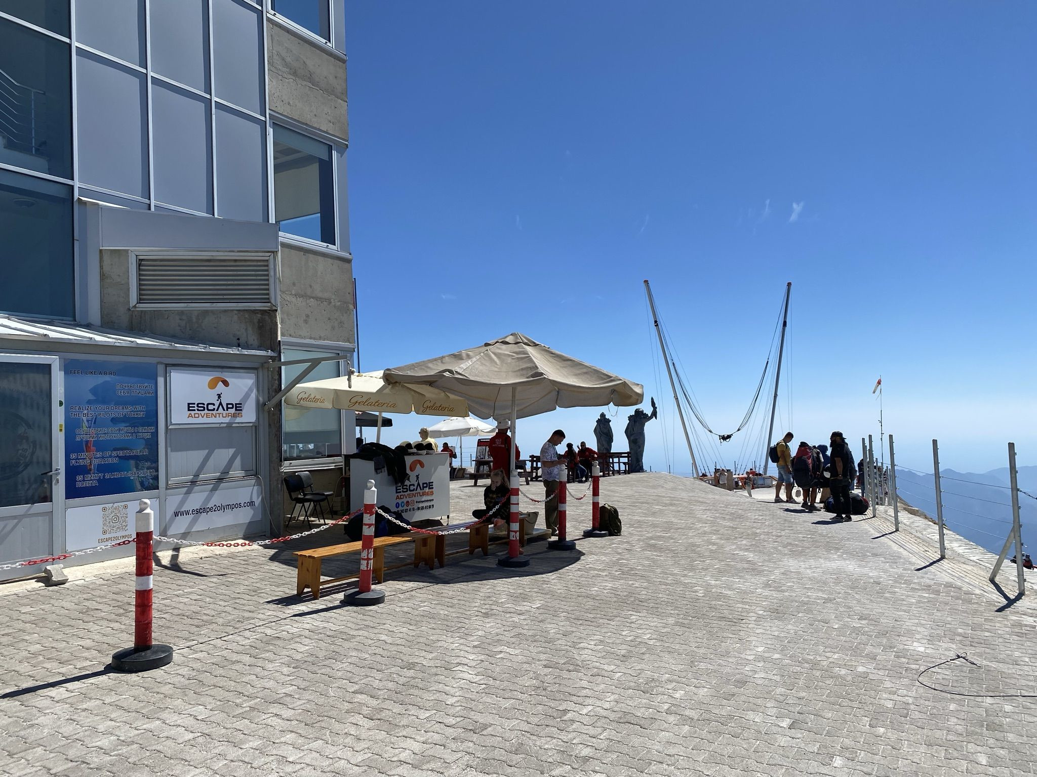 Канатная дорога «Олимпос» в Турции, верхняя станция – фотографии Турции