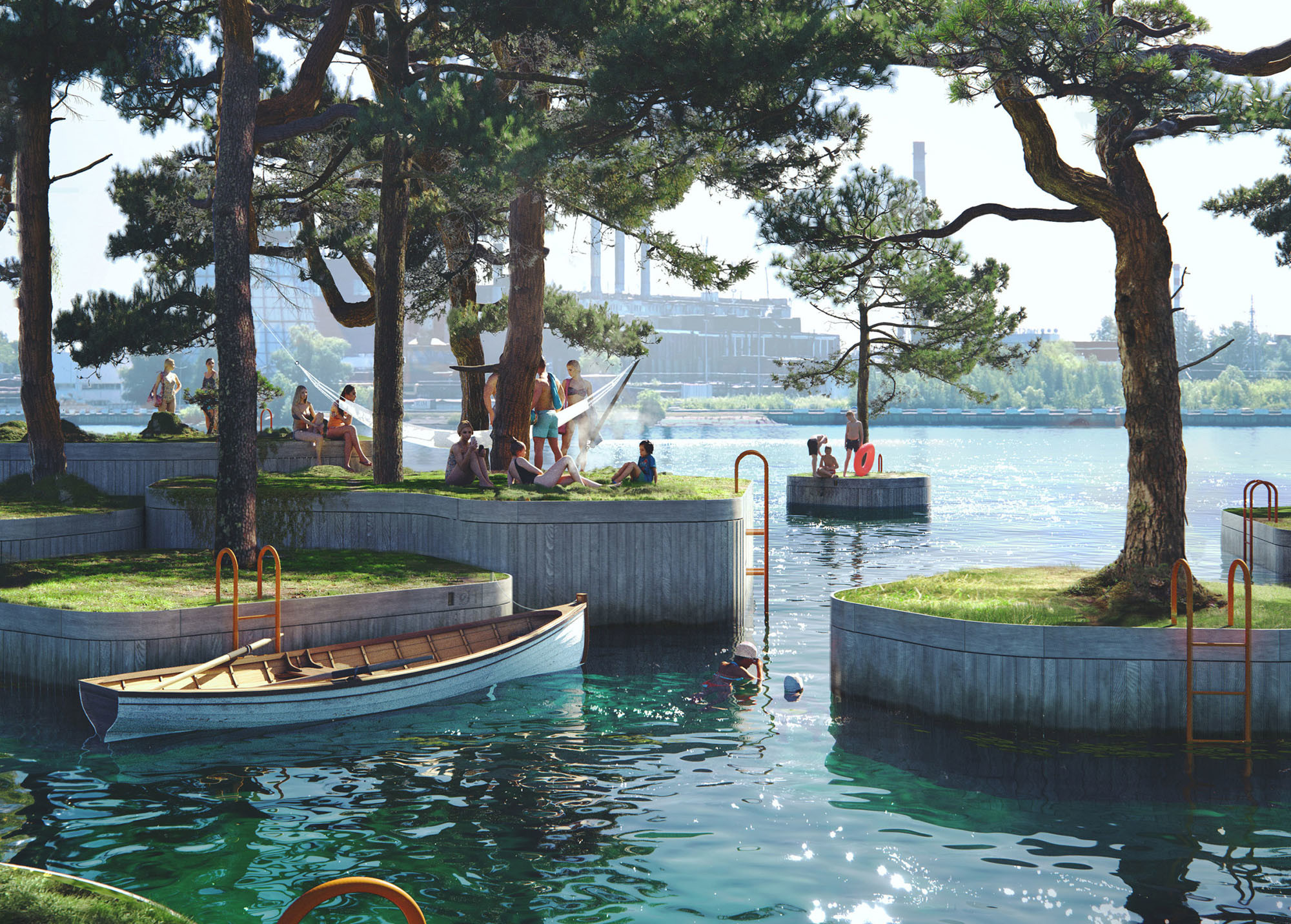 Парк в Копенгагене, Дания – фотографии Дании