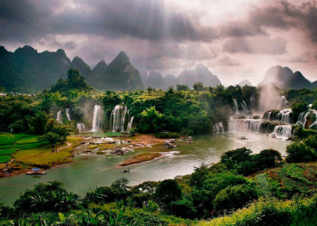 Остров Маврикий в лучах утреннего солнца. – фотографии Маврикия