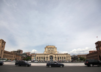 Вид на площадь Республики, Ереван, Армения – фотографии Армении