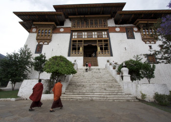 Пунакха-дзонг (Punakha Dzong) в Бутане – фотографии Бутана