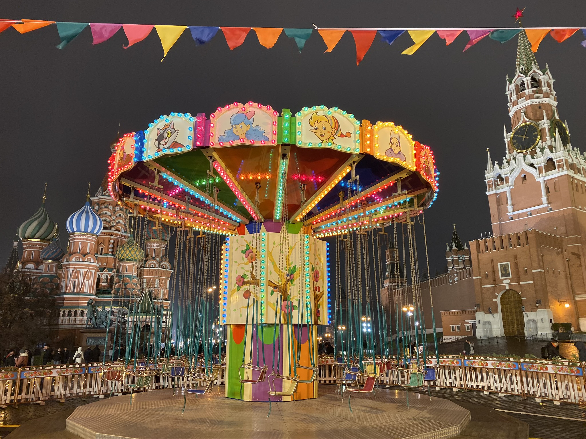 Красная площадь на Новый год – фотографии России