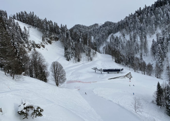 Новый строящийся подъемник, Южный склон, Роза Хутор – фотографии России