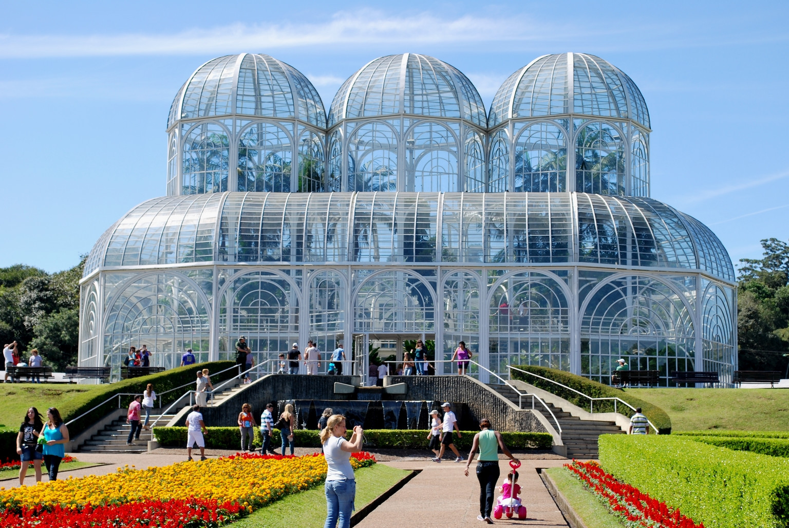 Ботанический сад (Jardim Botanico de Curitiba) в городе Куритиба – фотографии Бразилии