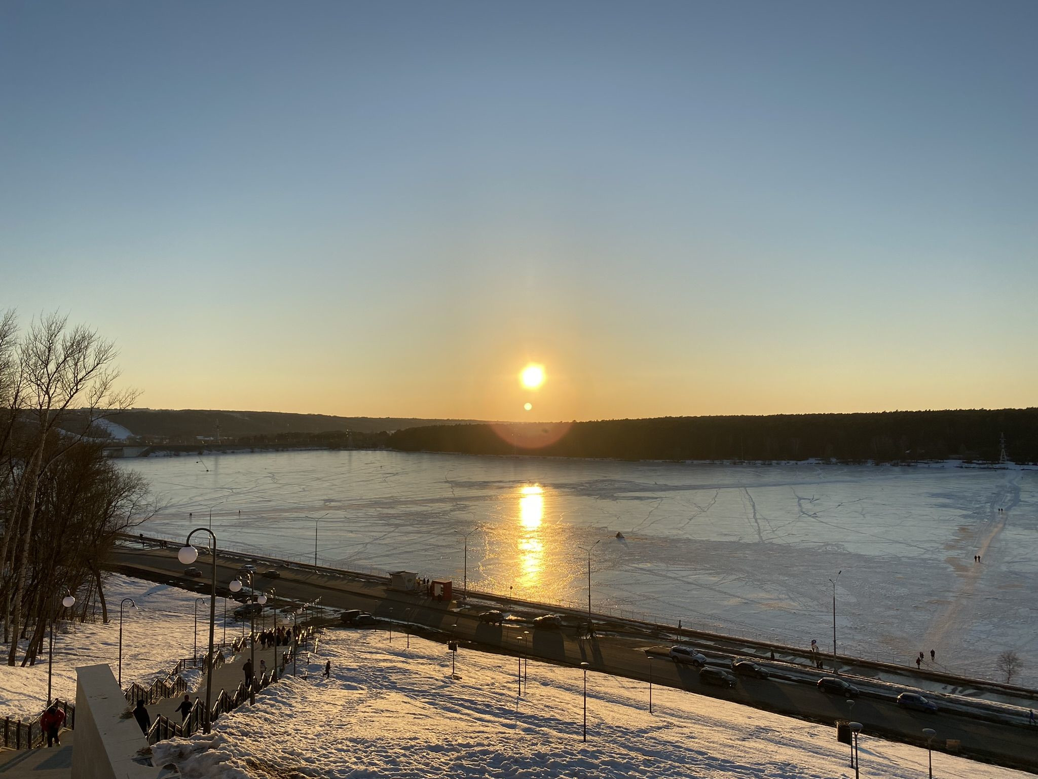 Музей космонавтики Циолковского, вид на Яченское водохранилище – фотографии России