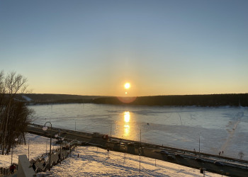 Музей космонавтики Циолковского, вид на Яченское водохранилище – фотографии России