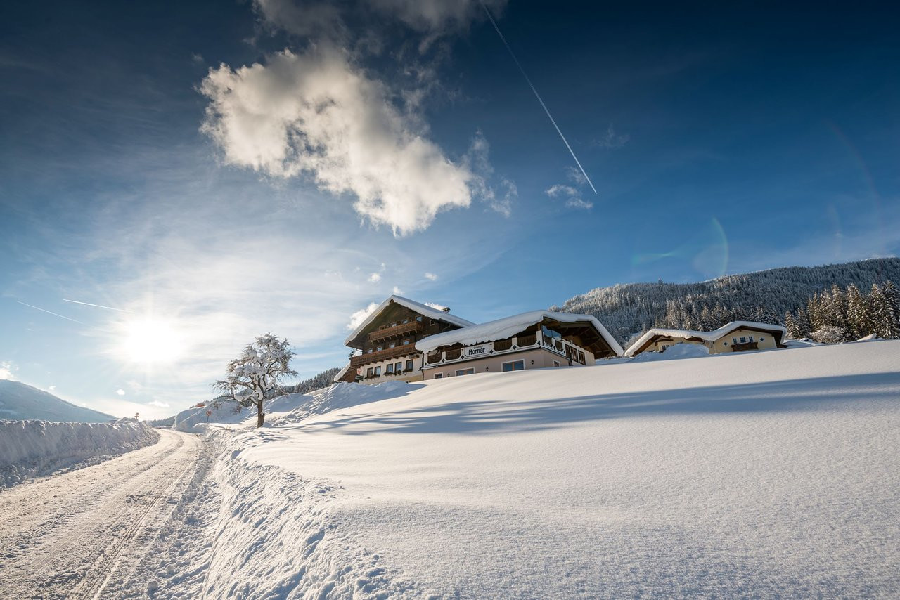 Снежный покров. Флахау. Австрия – фотографии Австрии