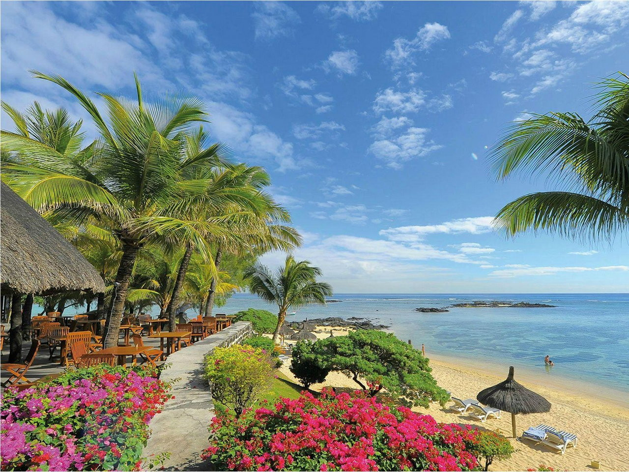 Цветущие побережье острова Маврикий – фотографии Маврикия