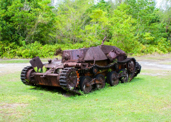 Японский танк – фотографии Палау