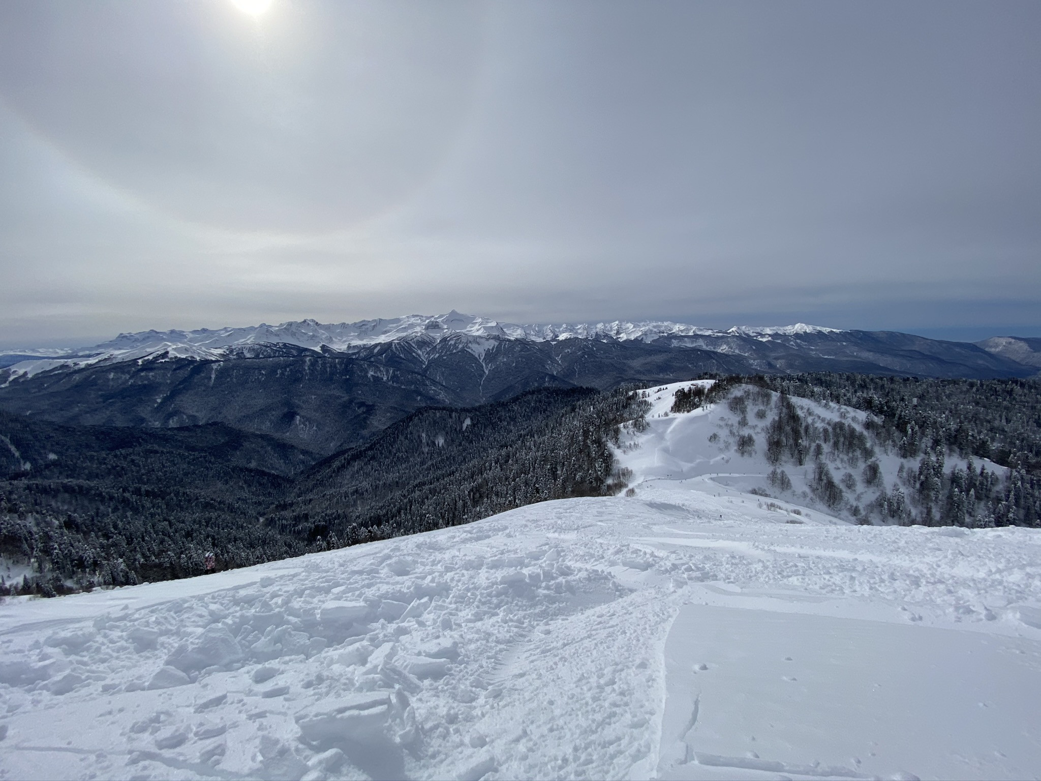 Трасса Примула, Южный склон, Роза Хутор – фотографии России