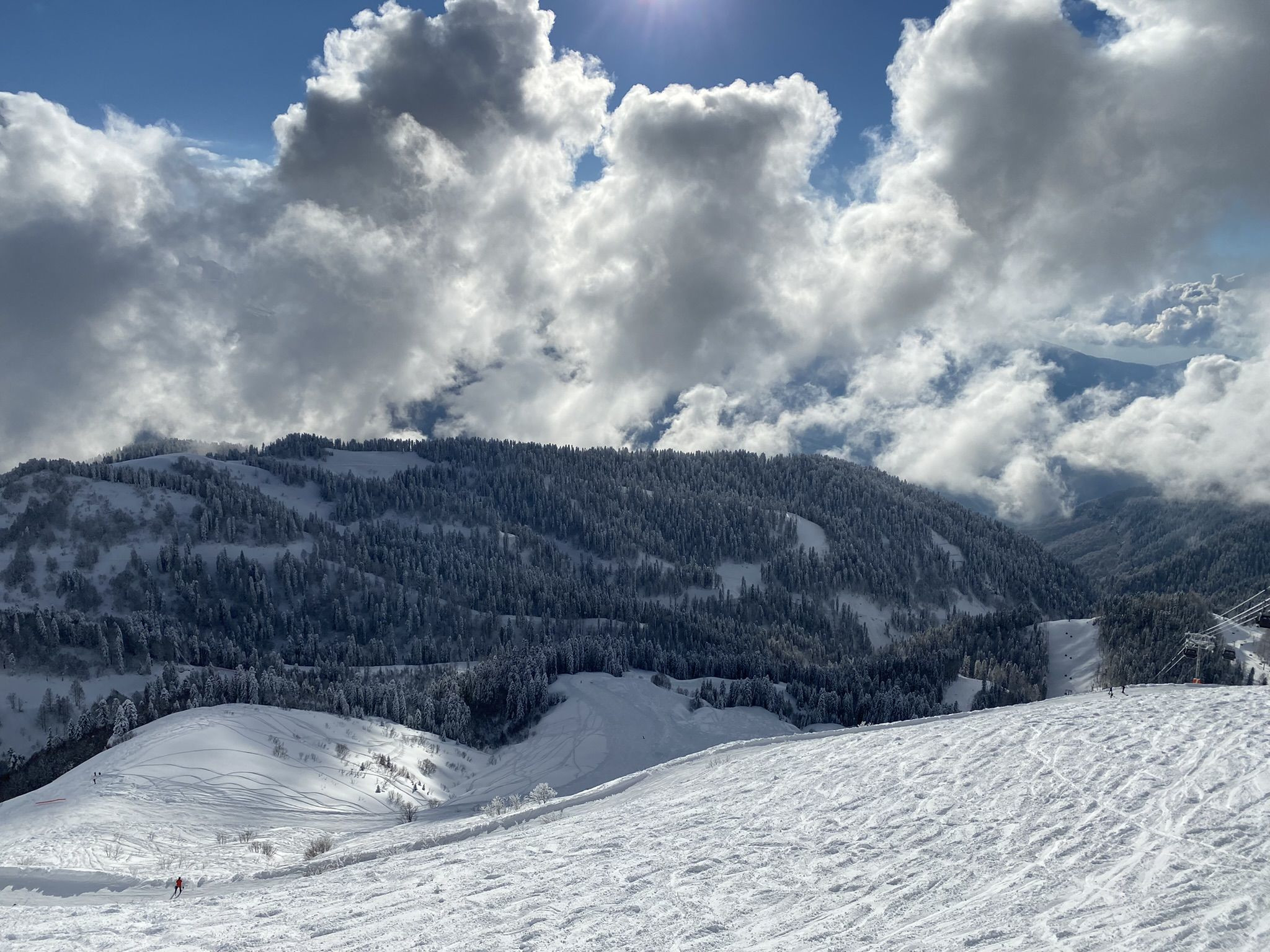 Южный склон на курорте Роза Хутор, Красная Поляна – фотографии России