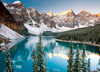 Озеро Морейн, Канада – фотографии Канады