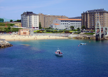 Пляж Сан-Амаро (San Amaro) в Ла-Корунья – фотографии Испании