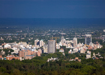 Мендоса с высоты. Аргентина. – фотографии Аргентины