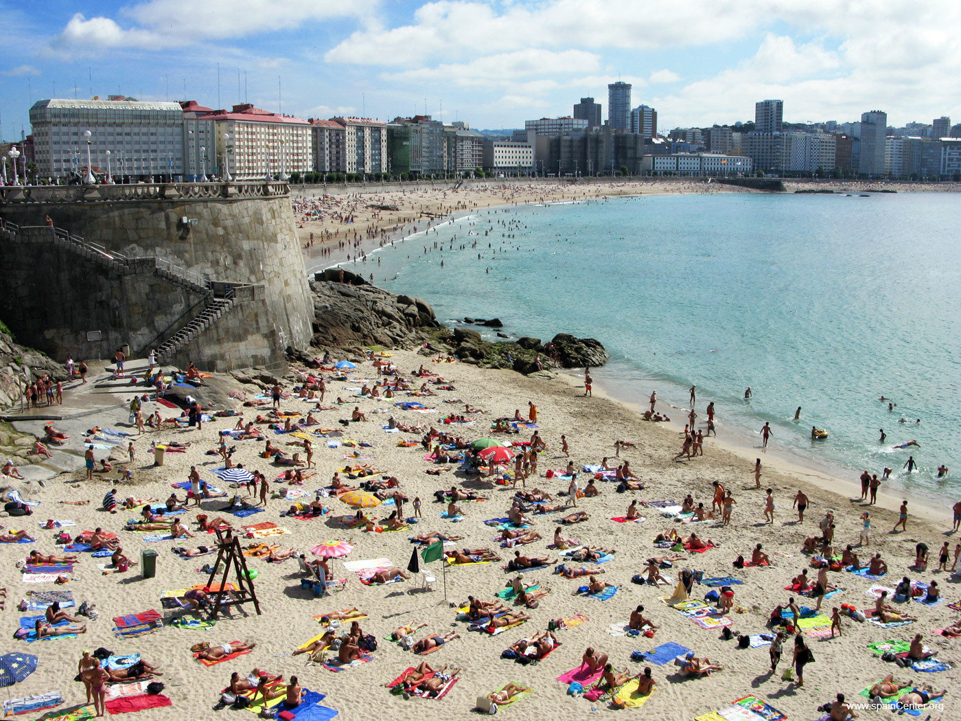 Главные городские пляжи в городе Ла-Корунья – фотографии Испании