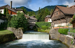 Местная природа. Водопад. Маутерндорф. Австрия – фотографии Австрии