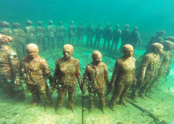 Парк Underwater Sculpture – фотографии Гренады