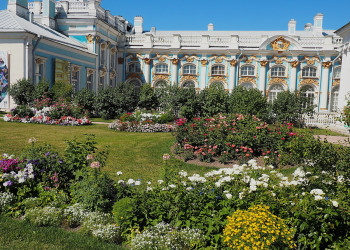 Дворцовый ансамбль 18 века Царское Село в Санкт-Петербурге – фотографии России