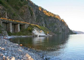 Кругобайкальская железная дорога – фотографии России