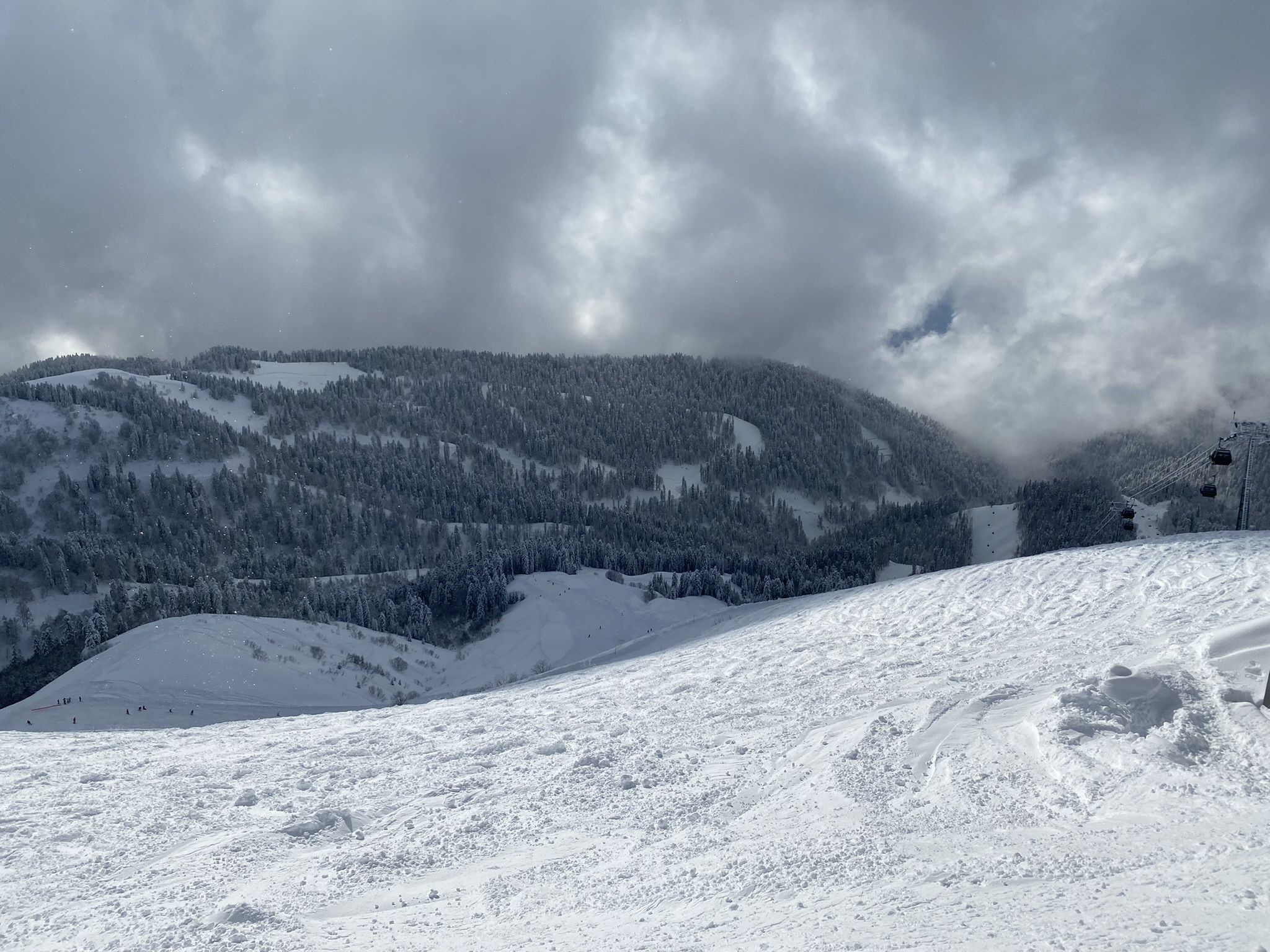 Южный склон на курорте Роза Хутор в Сочи – фотографии России