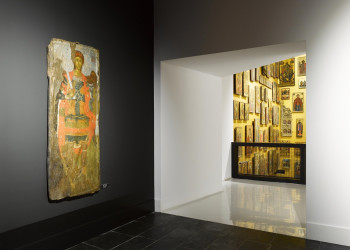 Икона в  музее икон. Корча. Албания – фотографии Албании