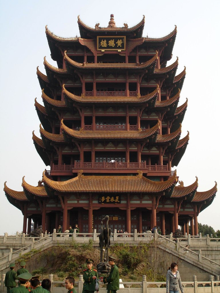 Башня жёлтого журавля, Ухань, Китай – фотографии Китая