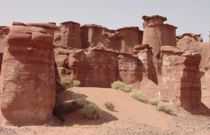 Каменные скалы. Талампайя. Аргентина – фотографии Аргентины