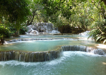 Водопад Куанг Си. Лаос  – фотографии Лаоса