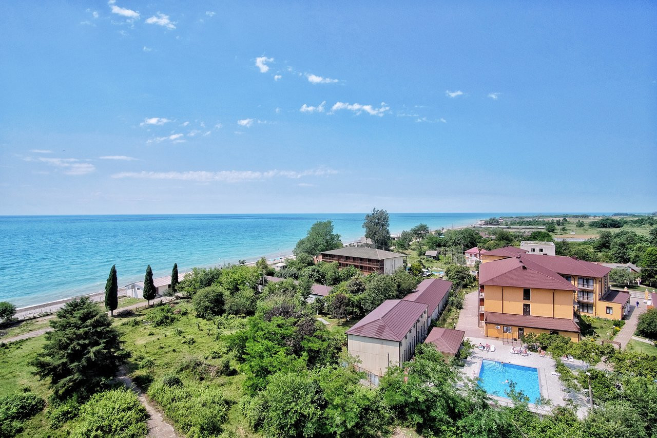 Вид с высоты на море – фотографии Абхазии