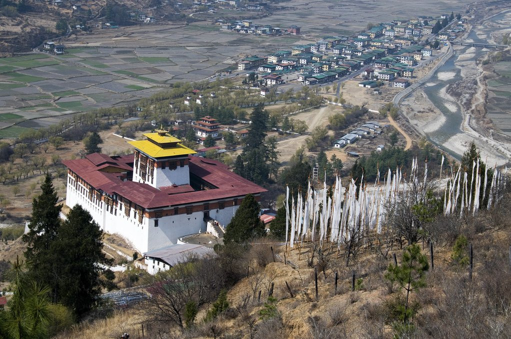 Ринпунг-дзонг (Rinpung Dzong) в Бутане – фотографии Бутана