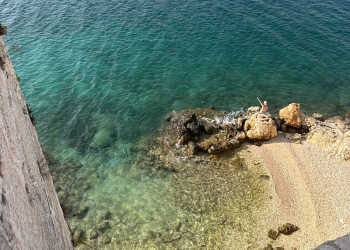 Вид со стены крепости Кызкалеси, провинция Мерсин – фотографии Турции