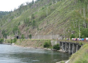 Кругобайкальская железная дорога – фотографии России