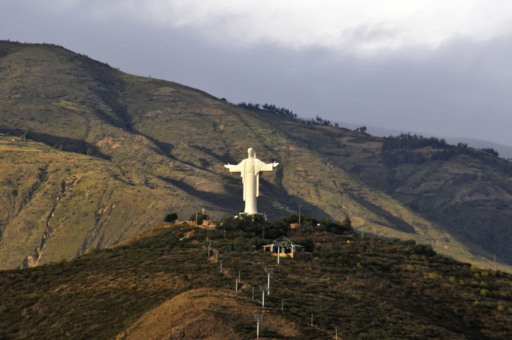 Статуя Криста – фотографии Боливии