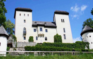 Белокаменный замок Гольдегг. Австрия – фотографии Австрии