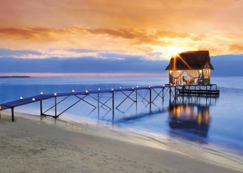 Бунгало для отдыха на воде. Маврикий – фотографии Маврикия