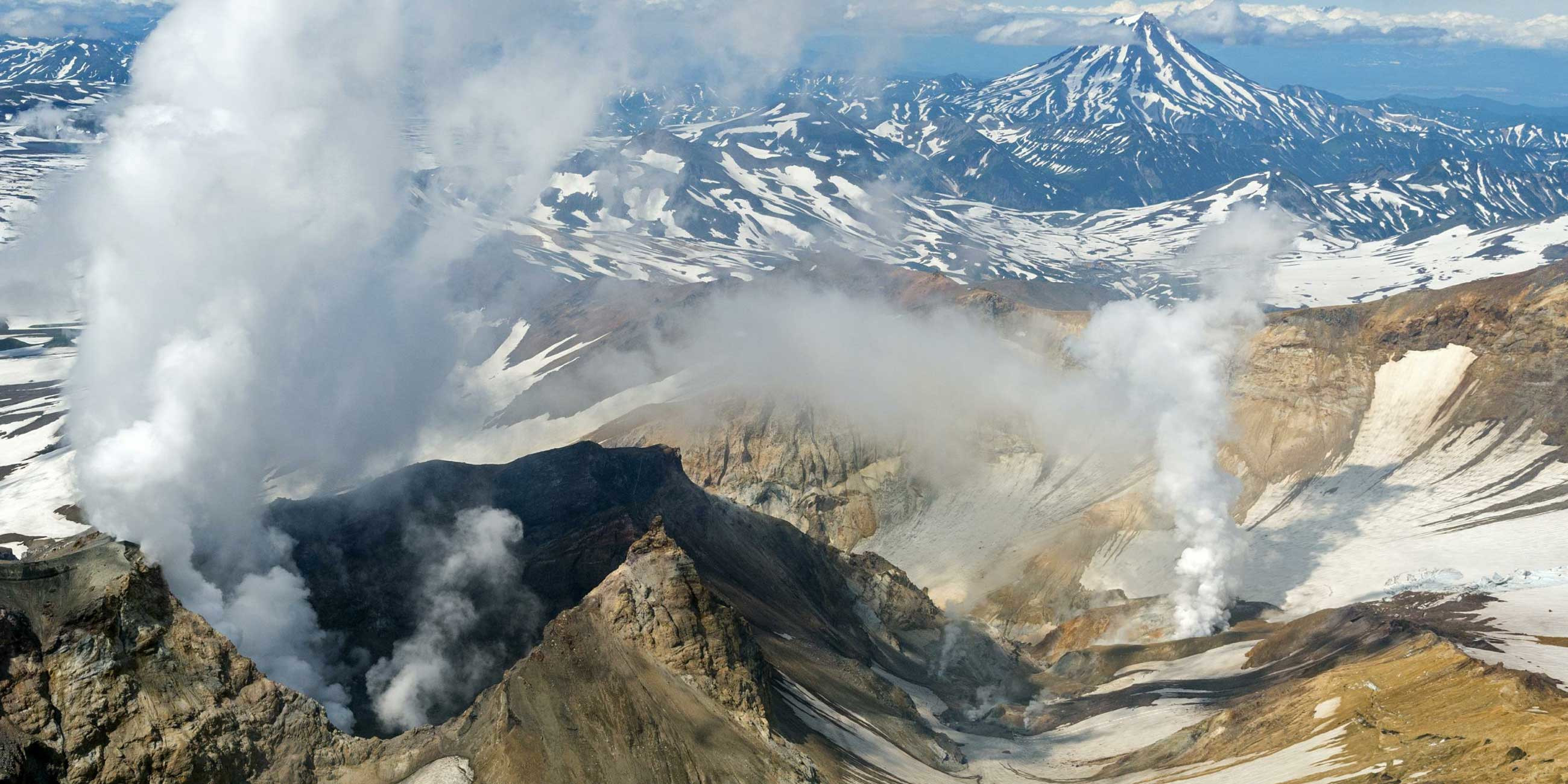 В 1980 году Долина Гейзеров считалась туристической достопримечательностью Дальнего Востока – фотографии России