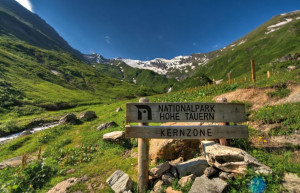Указатель. Шварца Национальный парк Высокий Тауэрн. Австрия – фотографии Австрии