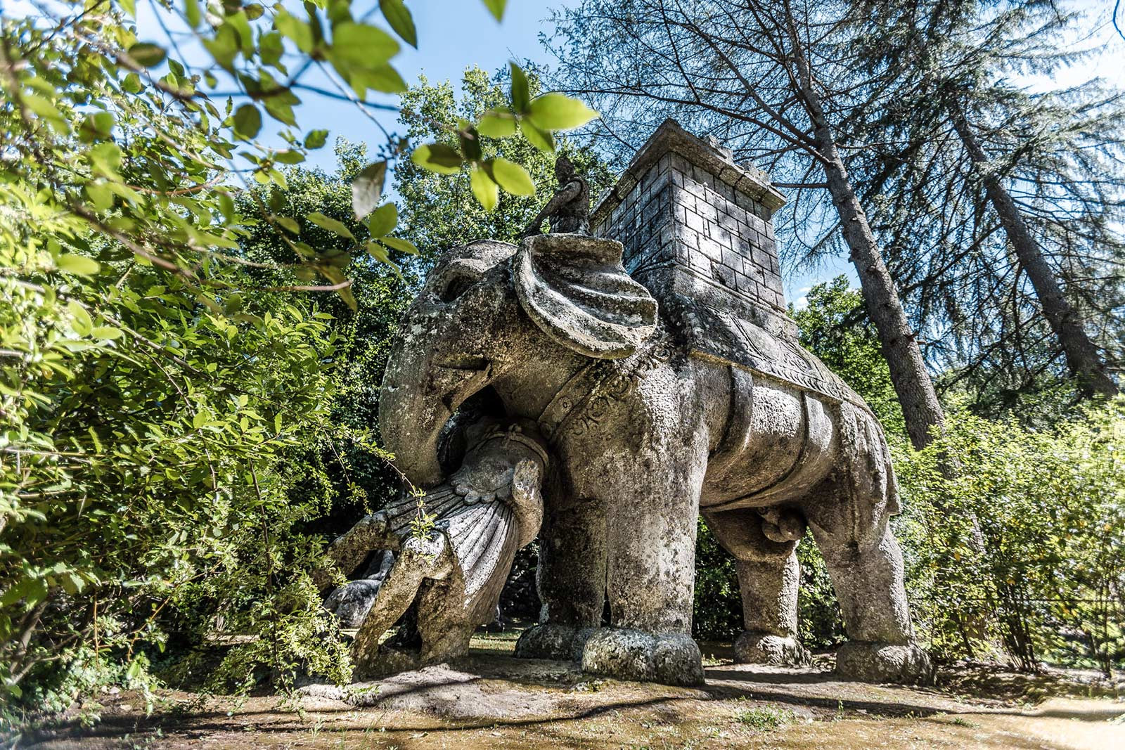 Уникальные Сады Бомарцо (Gardens of Bomarzo), Витербо, Италия – фотографии Италии