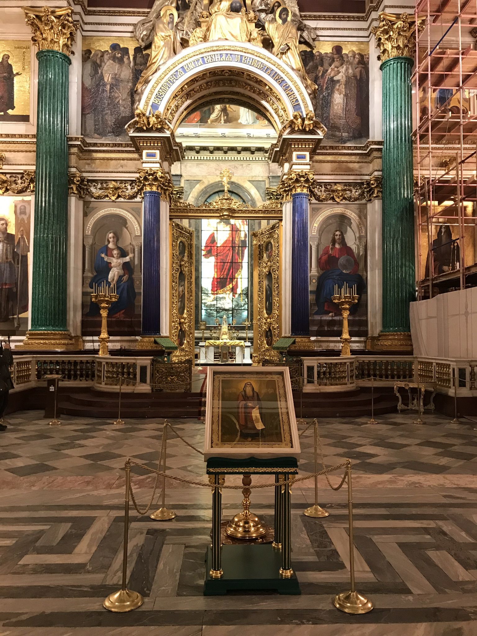 Исаакиевский собор вид внутри, Питер – фотографии России