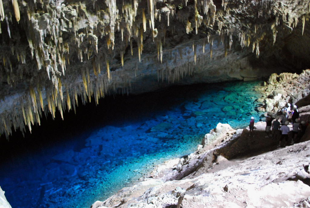 Грот голубого озера (Gruta do Lago Azul) – фотографии Бразилии