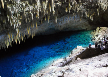 Грот голубого озера (Gruta do Lago Azul)  – фотографии Бразилии