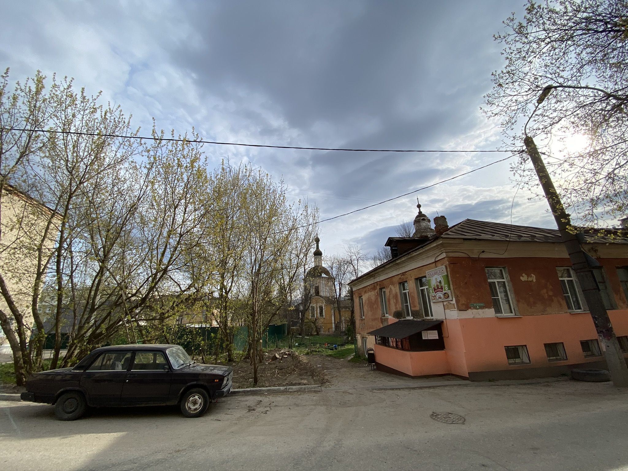 Калуга, старый жилой дом в центре – фотографии России