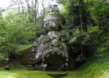 Уникальные Сады Бомарцо в Витербо, Италия – фотографии Италии