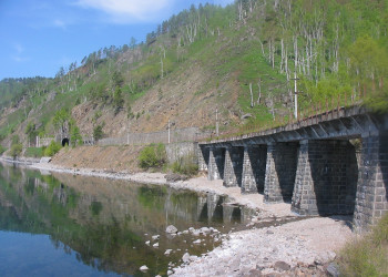 Кругобайкальская железная дорога – фотографии России