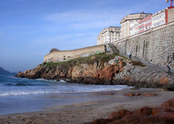 Пляж Матадеро в Ла-Корунья – фотографии Испании