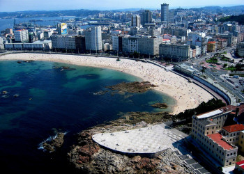 Главные городские пляжи в городе Ла-Корунья – фотографии Испании