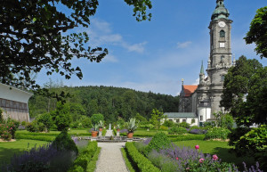 Парк рядом с монастырём Цветль (Stift Zwettl), Австрия – фотографии Австрии