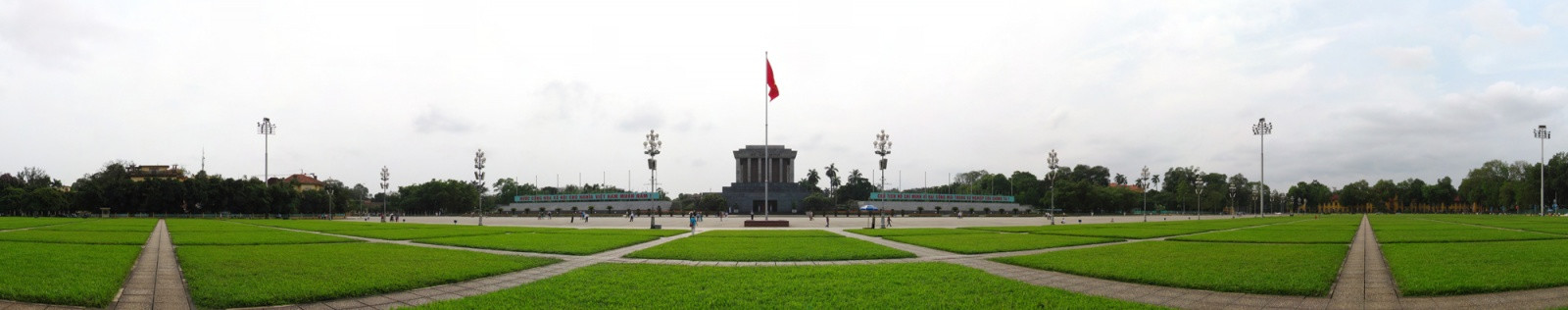 Панорама площади Бадинь в Ханое – фотографии Вьетнама