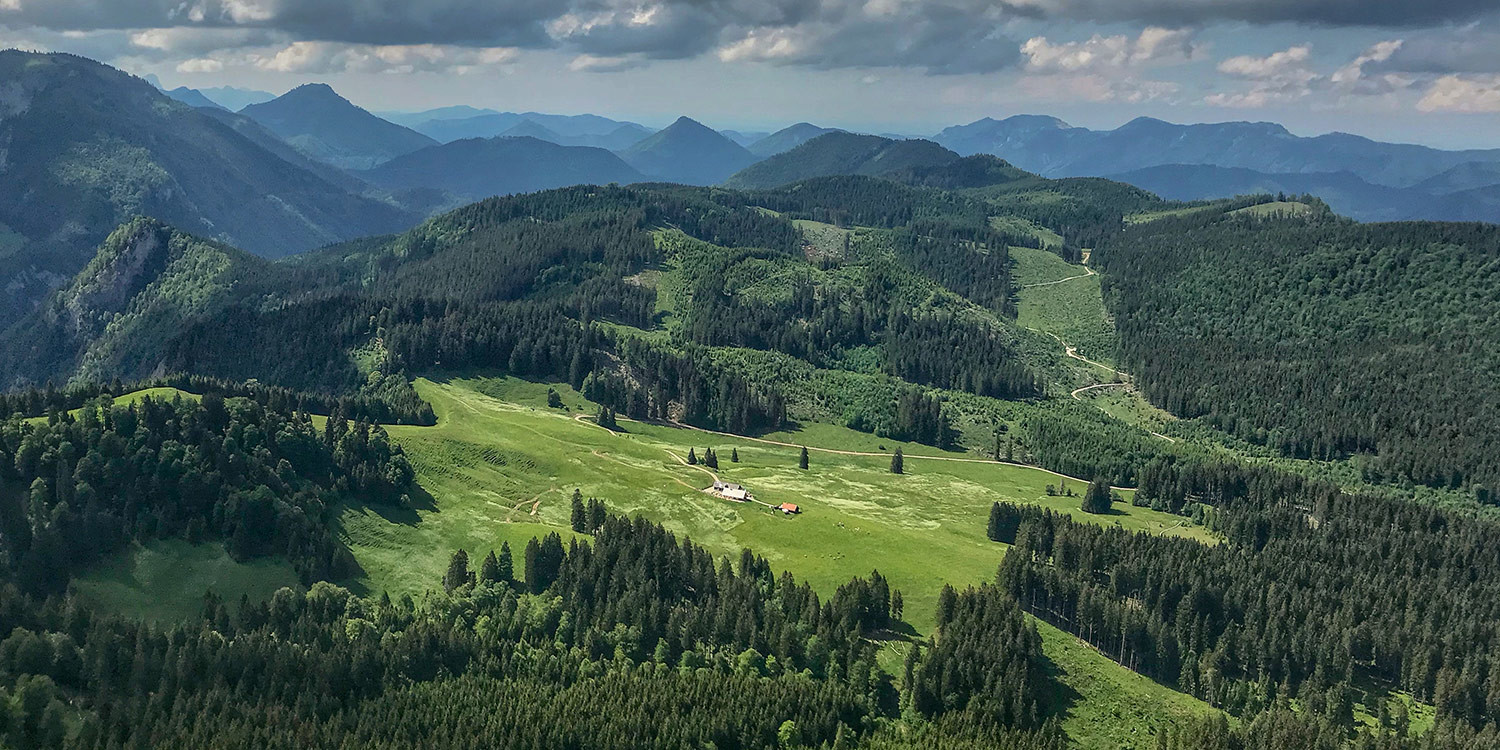 Панорама гор и луга. Калькальпен. Авсрия – фотографии Австрии